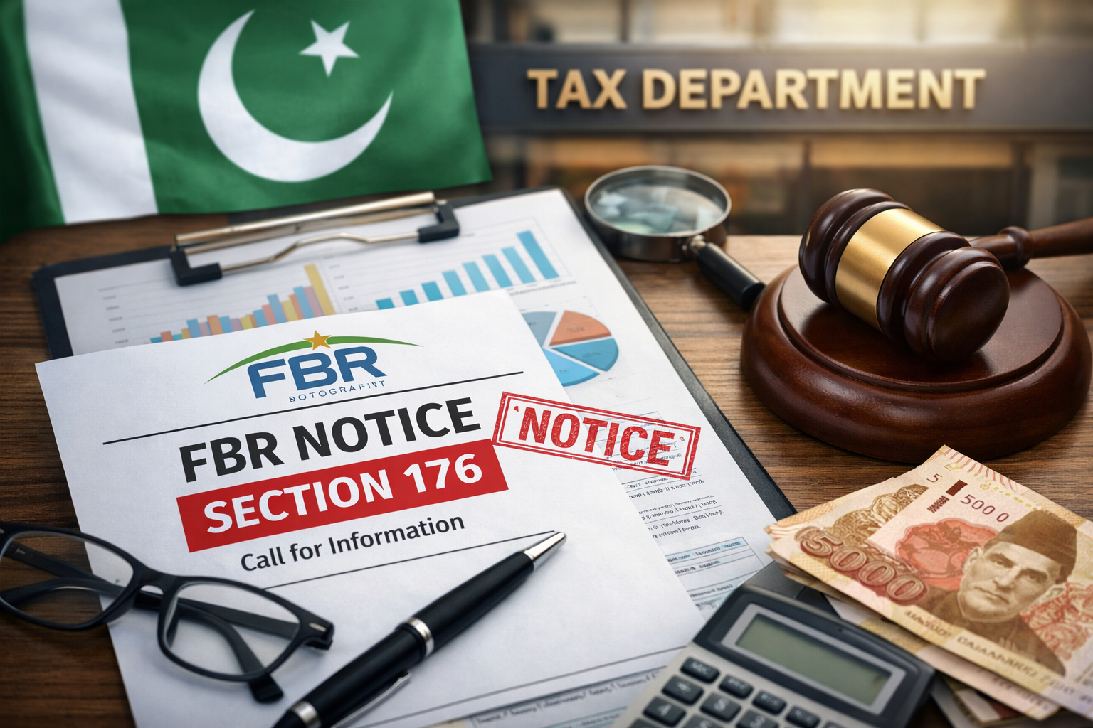How to Respond to FBR Notice under Section 176 – Complete Professional Guide (Pakistan)