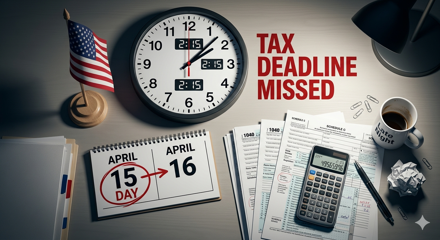 Missed Your US Tax Deadline? Here’s What to Do Next (2026 Guide for LLC Owners & Individuals)