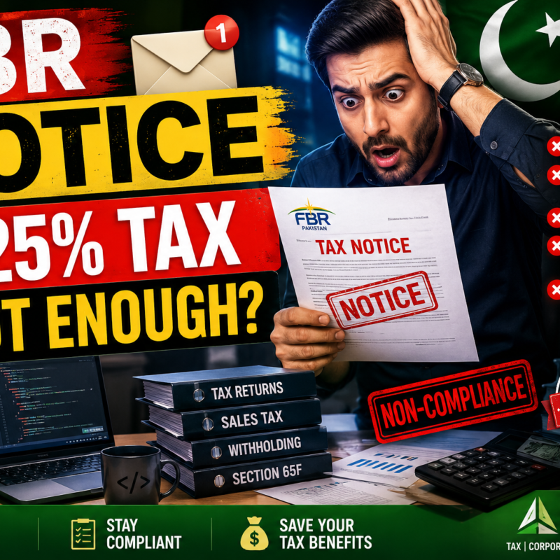 Why IT companies receive FBR notices despite 0.25% tax