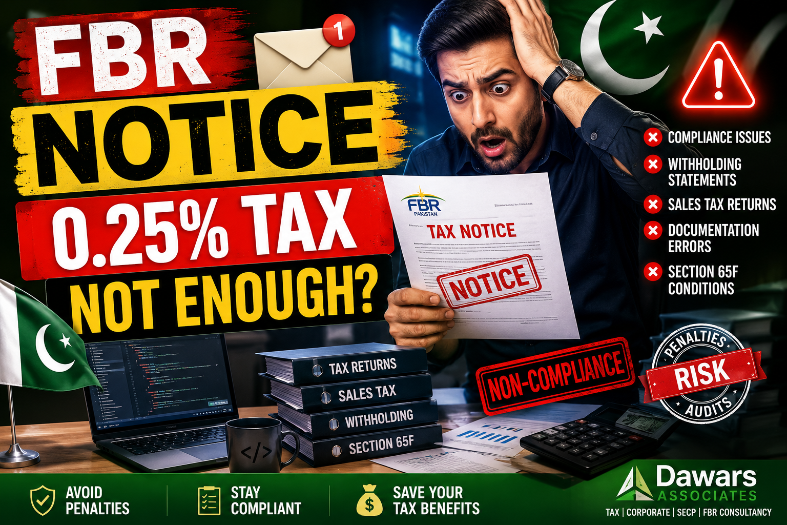 Why IT Companies Receive FBR Notices Despite Paying 0.25% Tax in Pakistan