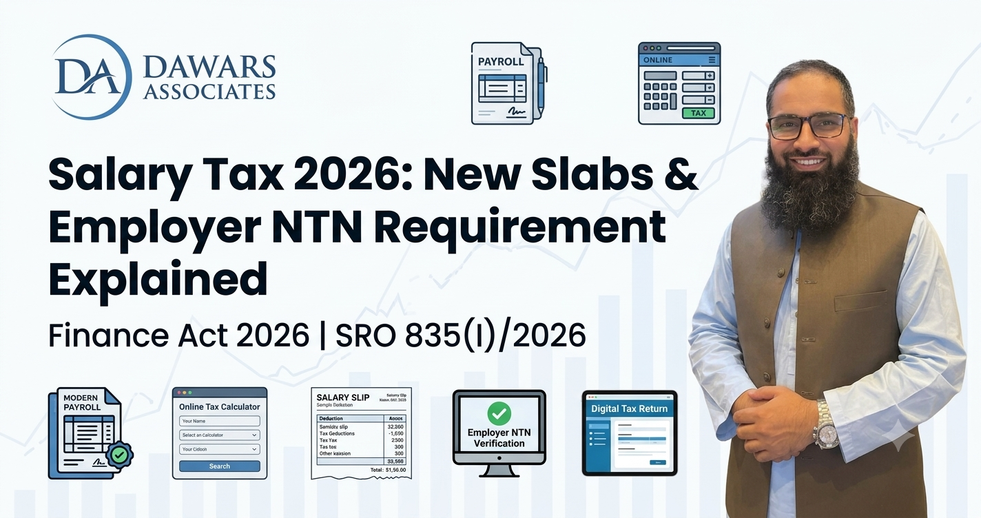Fbr salary tax slabs 2026 27 sro 835 guide